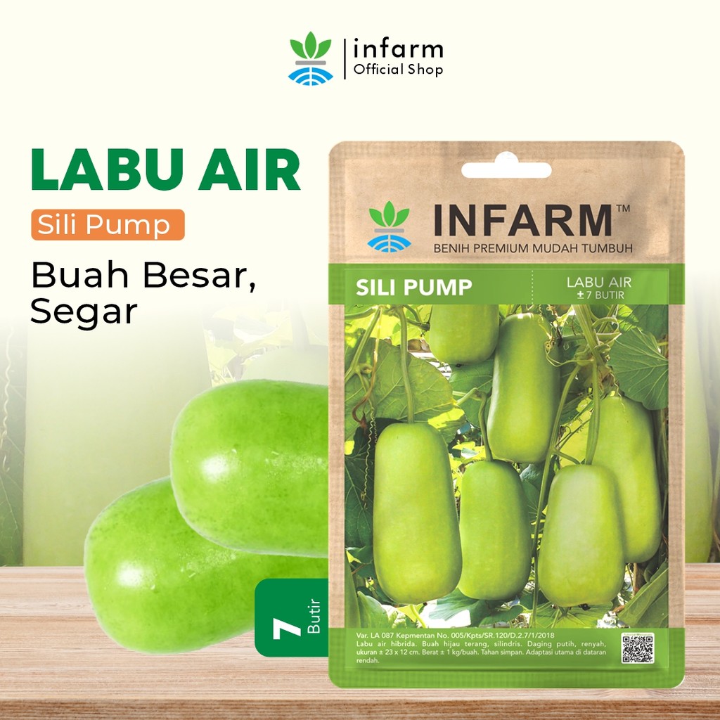 INFARM-Benih Labu Air Benih Benih Bibit Buah Buahan Sili Pump Bibit Super Benih Tanaman Buah Labu Ai