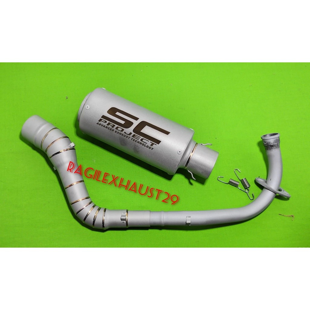 Knalpot racing SC PROJECT  Mio GT Mio sporti Mio M3 Vario new Vario scopee Genio vino PCX