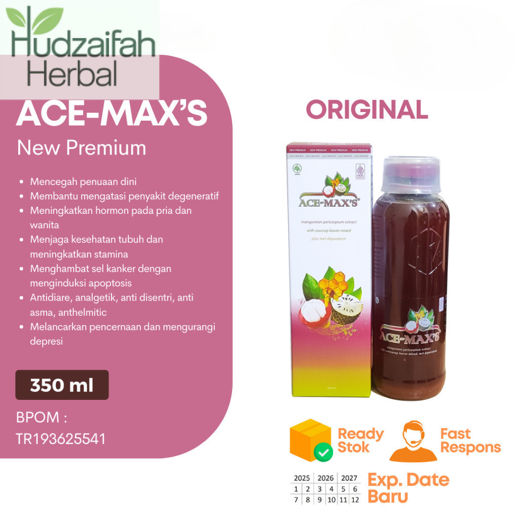 .Ace Max / Ace Maxs Asli Original 100% Kemasan Baru 350 ml