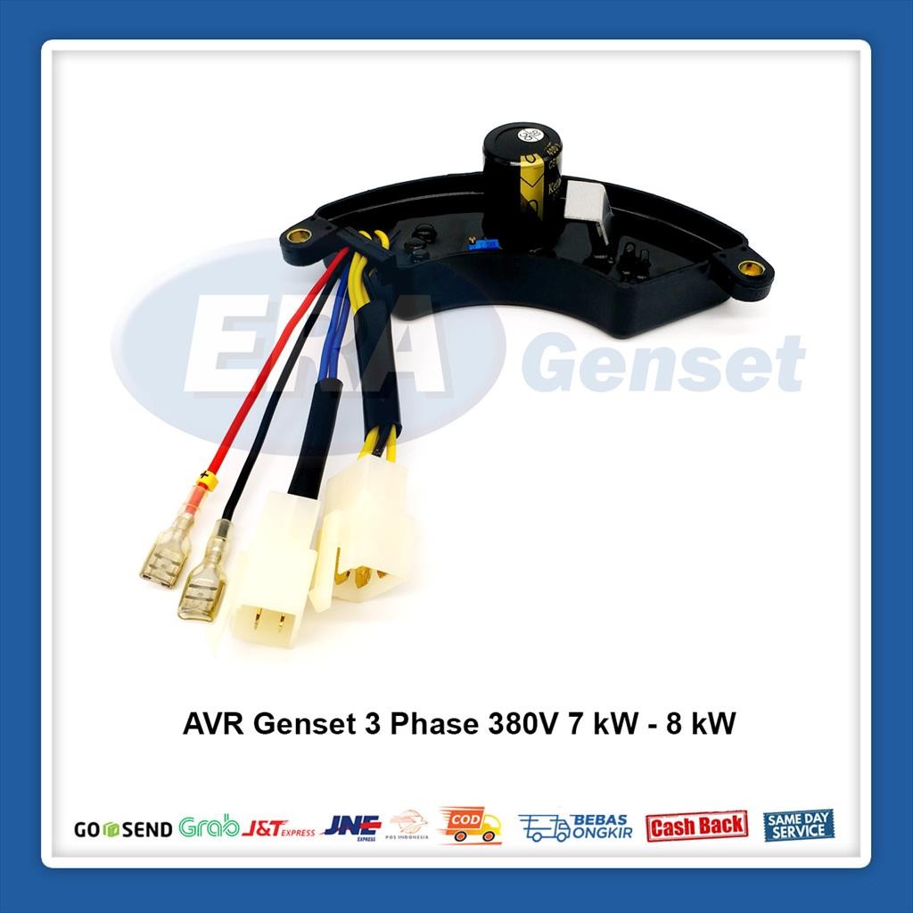 AVR Genset 3 Phase 380V Kapasitas 7 kW - 8 kW