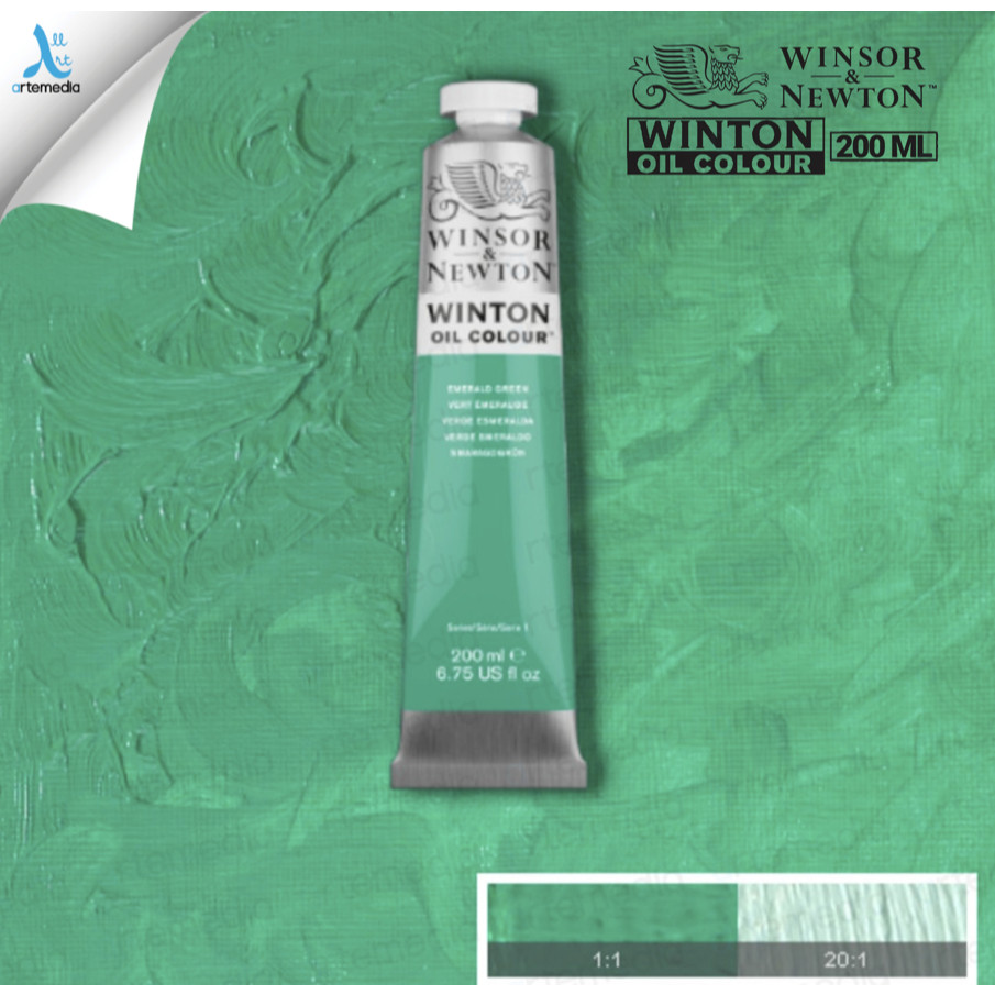 

Gramedia Surabaya - Winsor & Newton Winton EMERAL GREEN 200ml Oil Color