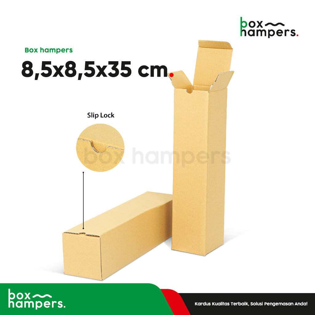 

Box 8,5x8,5x35 cm. Kemasan/Kardus/Packaging/Box/Karton/BoxHampers/BoxKardus/BoxPayung/BoxRollfoto/BoxKalender/BoxBotol/Tinggi10/Tinggi30