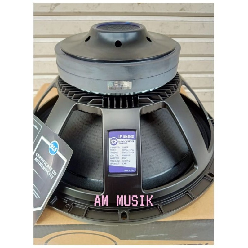 SPEAKER COMPONENT RCF LF18X400 18 INCH DOUBLE MAGNET SUBWOOFER LF 18X400