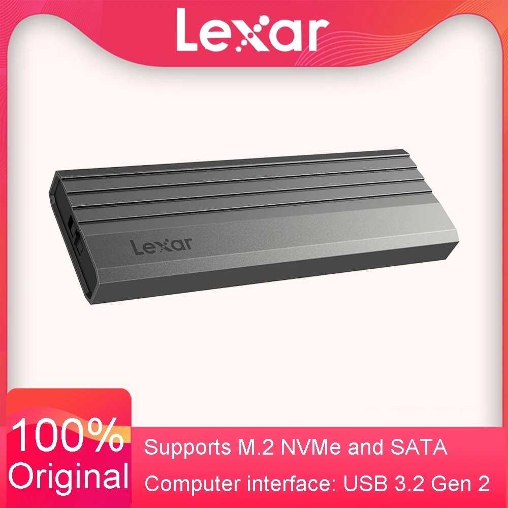 Original Lexar M.2 NVMe E350 SSD Mobile External Hard Disk Case ssd for 2230 / 2242 / 2260 / 2280 Ty