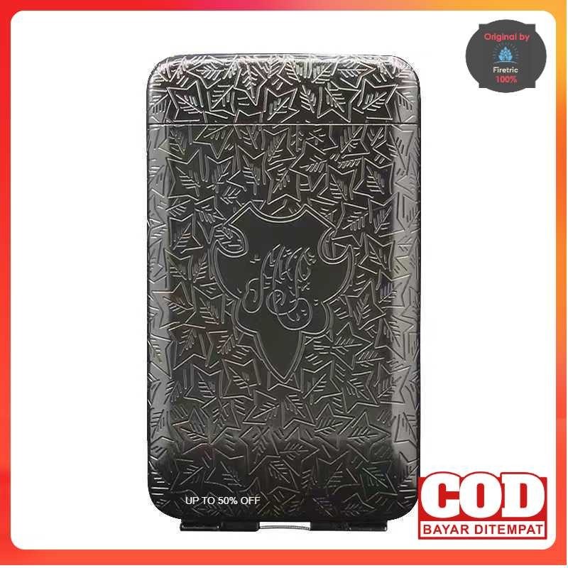 Kotak Rokok Elegan Vintage Cigarette Box Case 20 Slot - Tempat Wadah Roko Waterproof