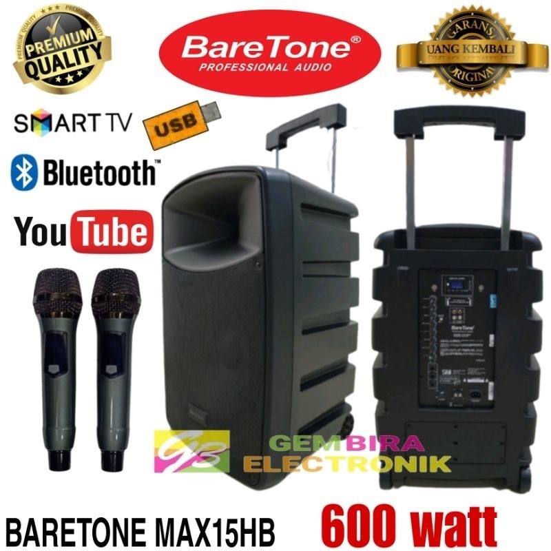 promo spesial Speaker Portable Meeting BARETONE MAX15HB MAX 15HB MAX 15 HB