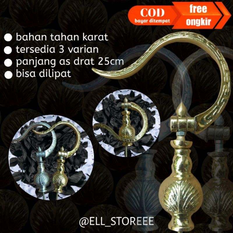 Gantungan Sangkar Burung Motif Cungkok Fullset Pion Gold Cantolan Sangkar Kotak Murai