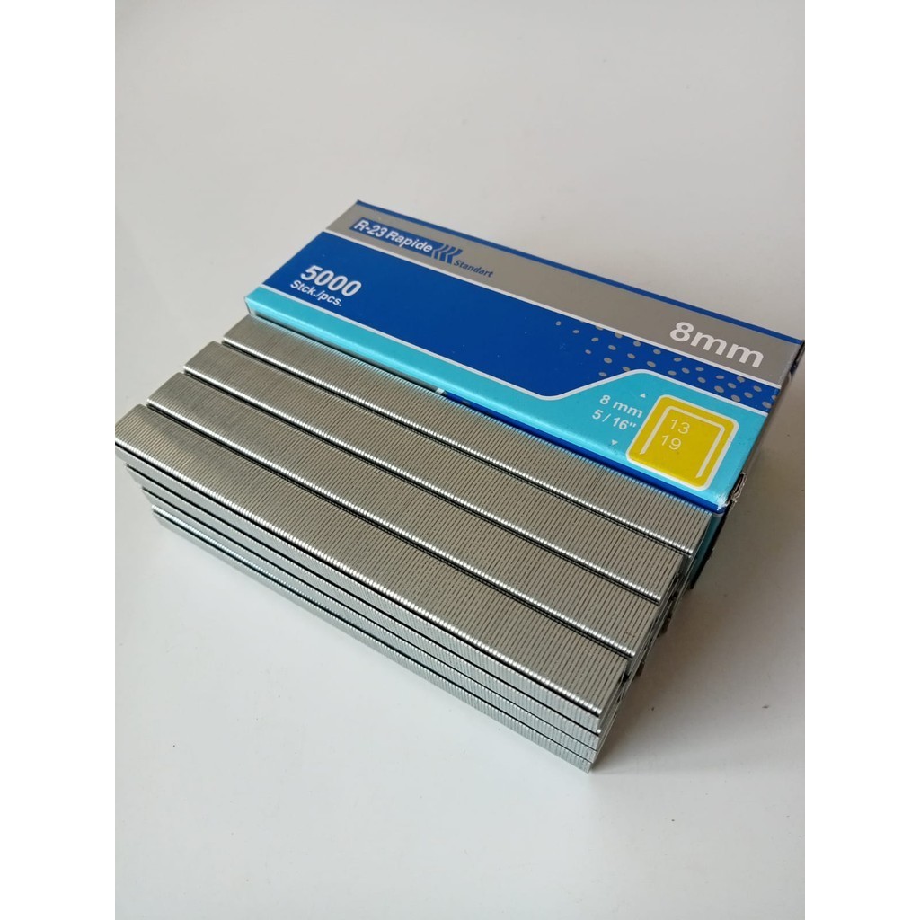 

ORI 5000 ISI STAPLES MANUAL / STEPLES TEMBAK GUNTACKER MEREK RAPIDE UK. 13/8 MM ORIGINAL