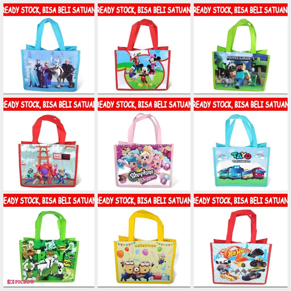 

Tas Ultah / Tas Ulang tahun Anak / Goodie Bag READY STOCK