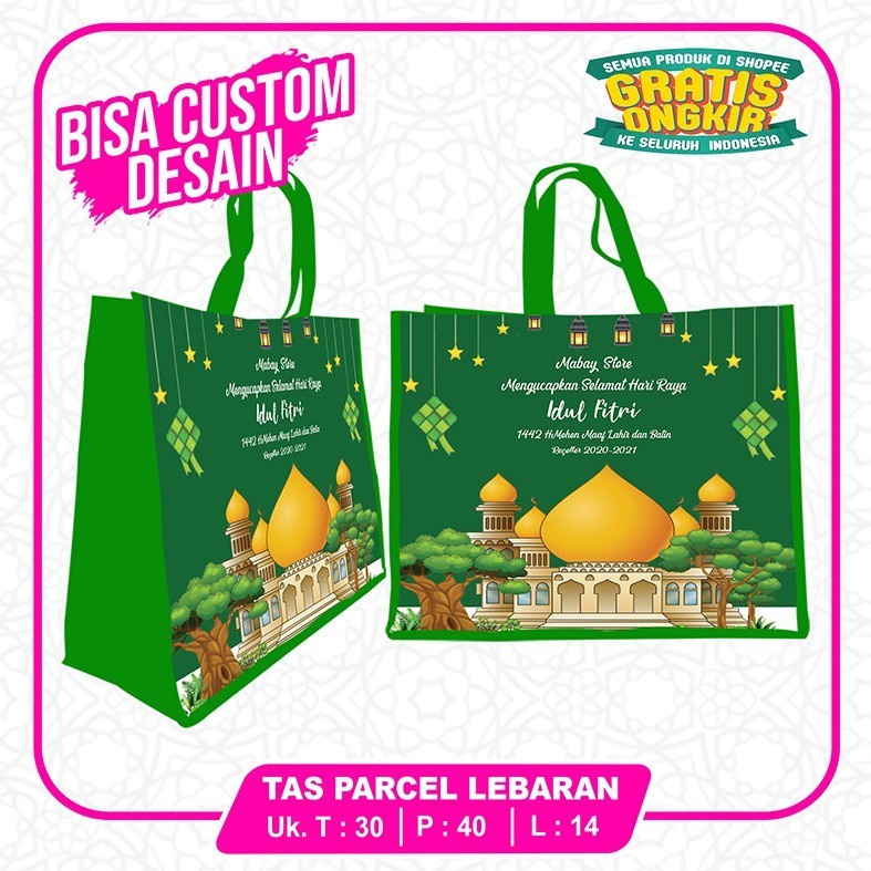 

TAS LEBARAN - TAS PARCEL - BINGKISAN LEBARAN - SOUVENIR LEBARAN - TAS IDUL FITRI
