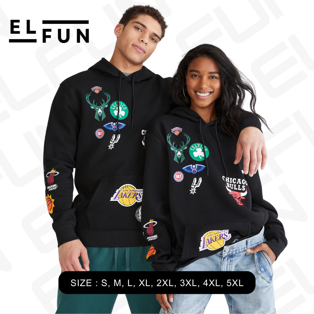 Hoodie nba celtics Basketball Hitam jumbo pria wanita 2024 oversize S M L 3Xl 4Xl 5XL XL 2XL Bahan F