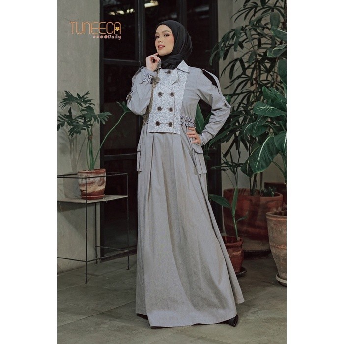 FLASH SALE TUNEECA DAILY Abaya Ivone - DG-0223020 I Gamis Premium Modern