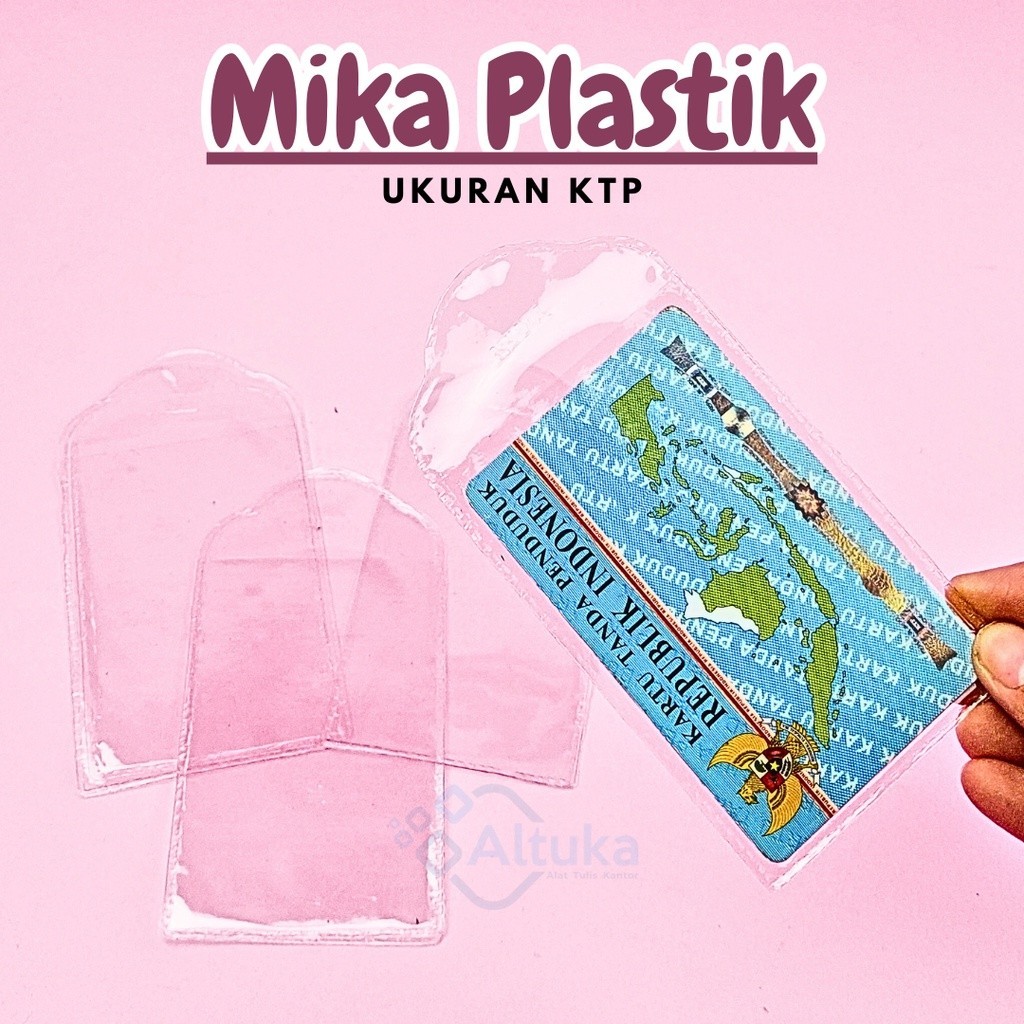 

Plastik Mika Sarung Plastik KTP ID Card