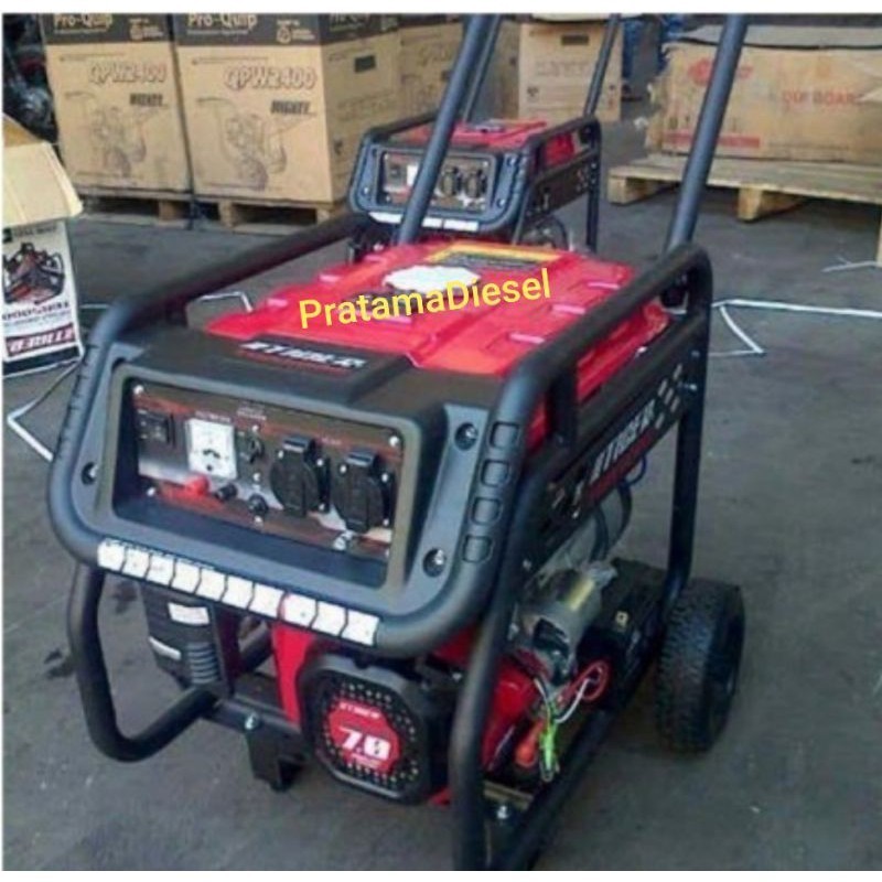 Genset  TIGER TGR 5000 bensin 3000watt/Generator genset listrik