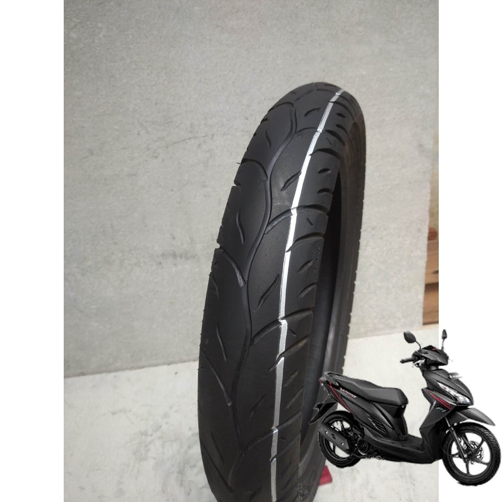 BAN VARIO 110 LED BELAKANG UKURAN 90/90 RING 14 NON TUBLES MERK ZENEOS ZN77 TERJAMIN