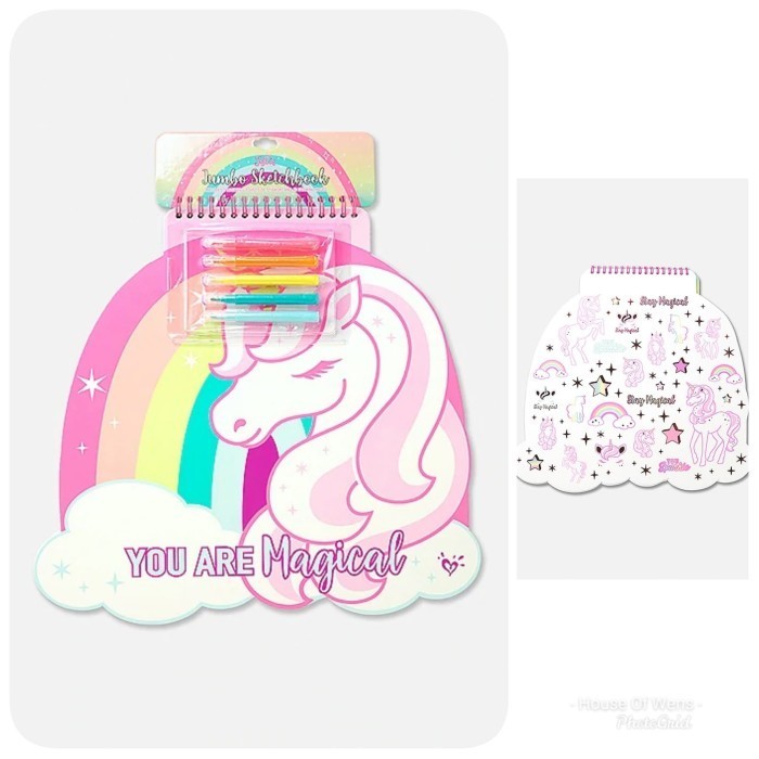 

JUSTICE UNICORN JUMBO SKETCHBOOK