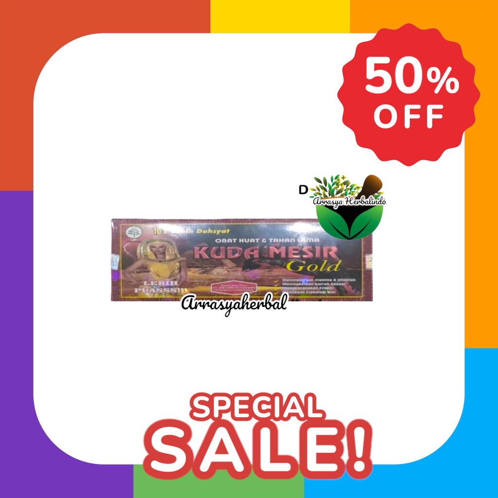 Special Diskon Sale /  Kapsul Kuda Mesir Gold
