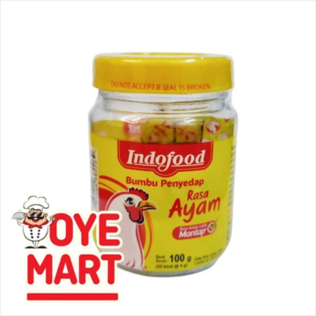 

INDOFOOD BUMBU PENYEDAP RASA AYAM 100GR ISI 25 CUBE