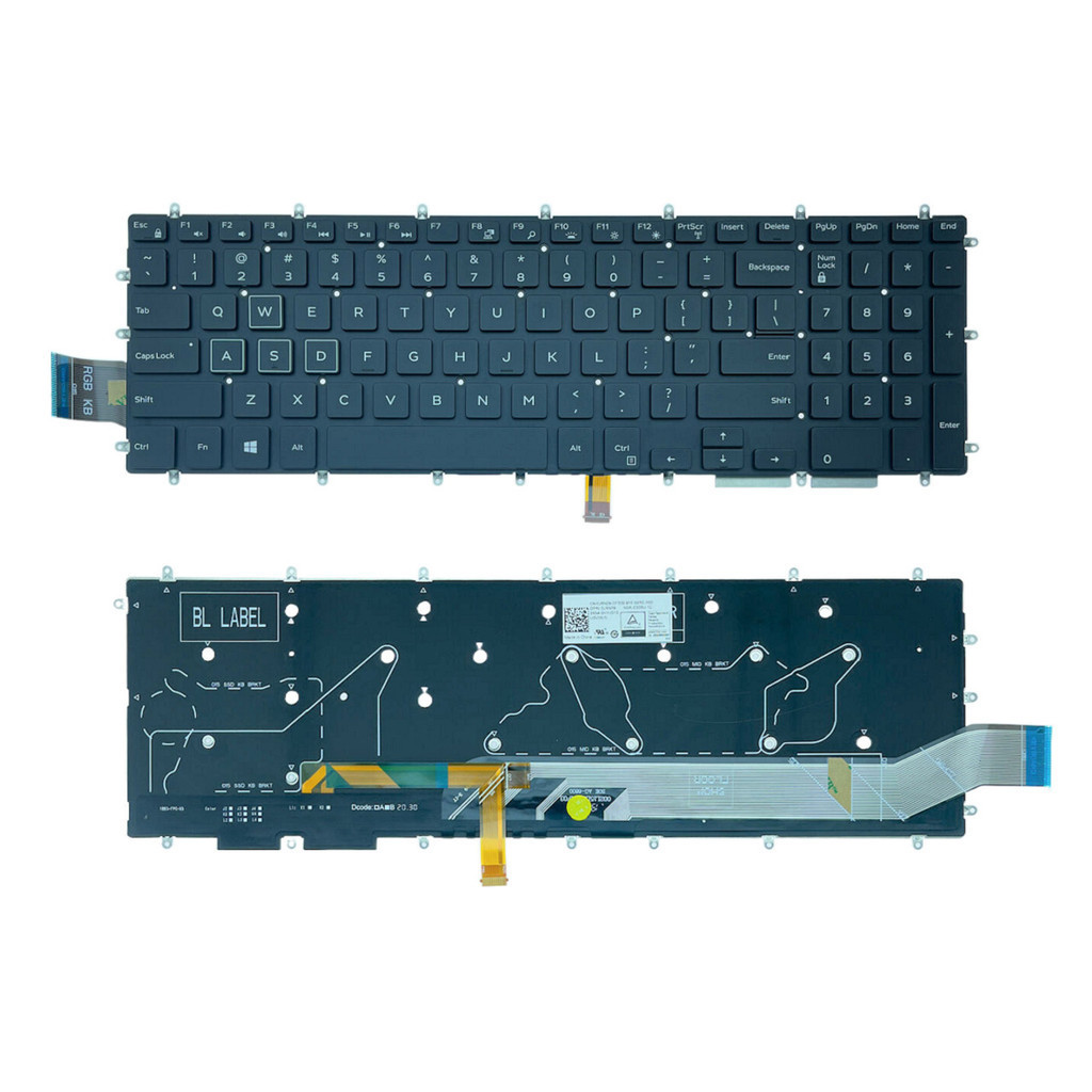 PREORDER New US Laptop RGB Backlit Keyboard For Dell G3 3590 3579 3779 G5 5587 5590 G7 7588 7590 779