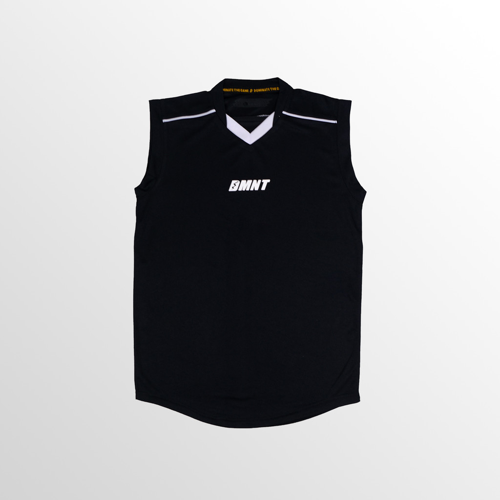 NEW DEALS DMNT Jersey Setelan Teamwear Sleeveless Futsal Sepakbola Dixie Black