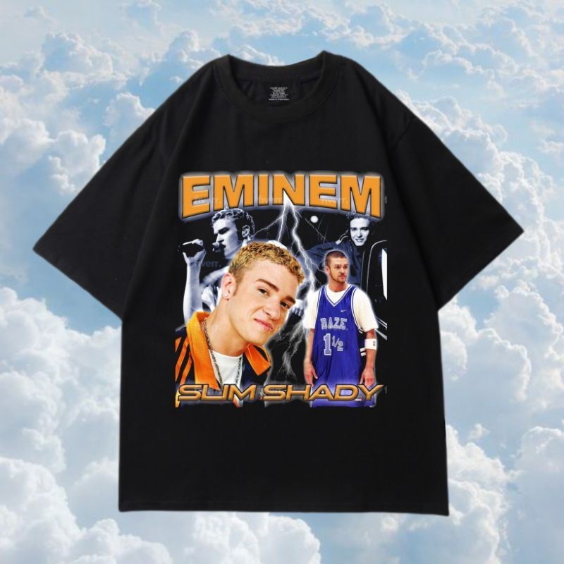 T SHIRT EMINEM SLIM SHADY BOOTLEG RAP TEE - KAOS BAJU EMINEM TERLARIS