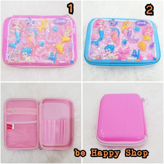 

HARDTOP MERMAID PENCIL CASE WATER INSIDE - TEMPAT PENSIL ANAK ISI AIR