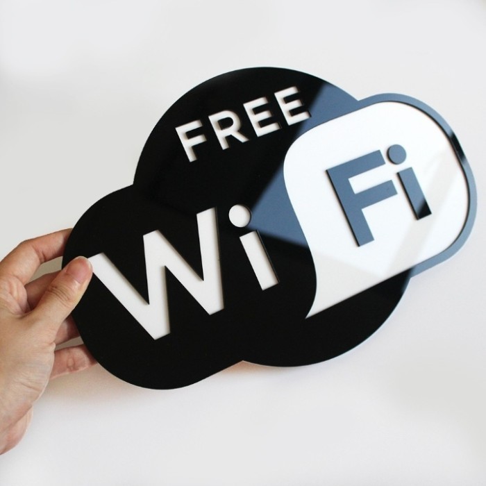 

Sign In Free Wifi Acrylik TIMBUL & STIKER CUTING - 3D TIMBUL 20x10 Elegan TERMURAH