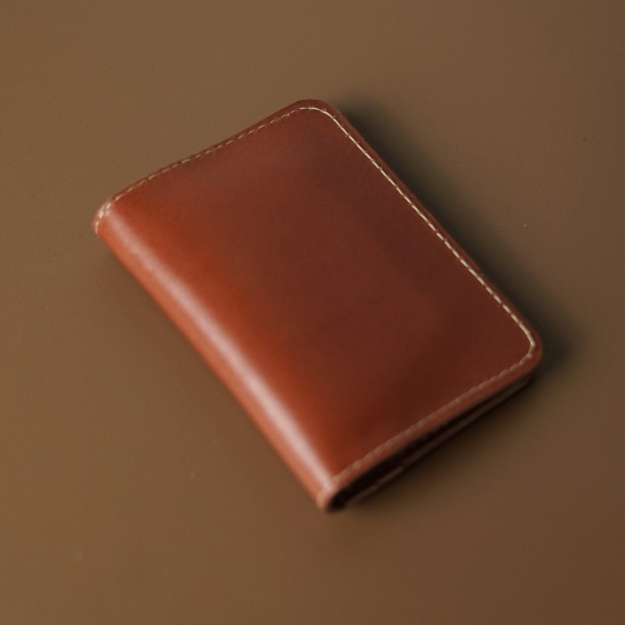 

Dompet Kartu Kulit Asli - Leather Card Holder - TAN PULL UP