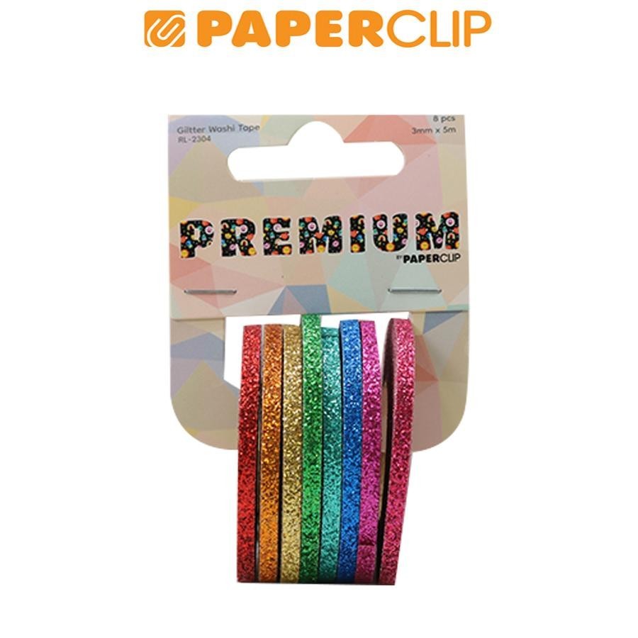 

DECORATION TAPE / WASHI TAPE RL2304 8P GLITTER