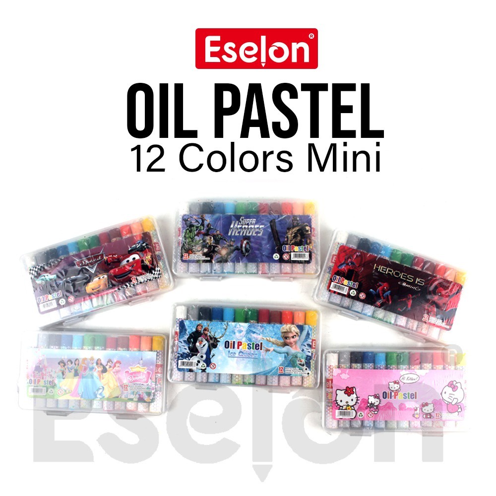 

NEW Crayon MINI Eselon / Oil Pastel / Crayon Eselon 12colors