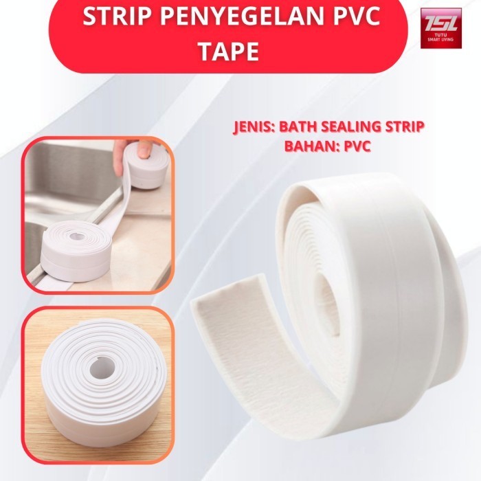 

[[ L8ID - BEST SELLER ]] Strip Perekat Penyegelan PVC Tape Fleksibel Tahan Air Dan Jamur - 32x2.2, Cokelat