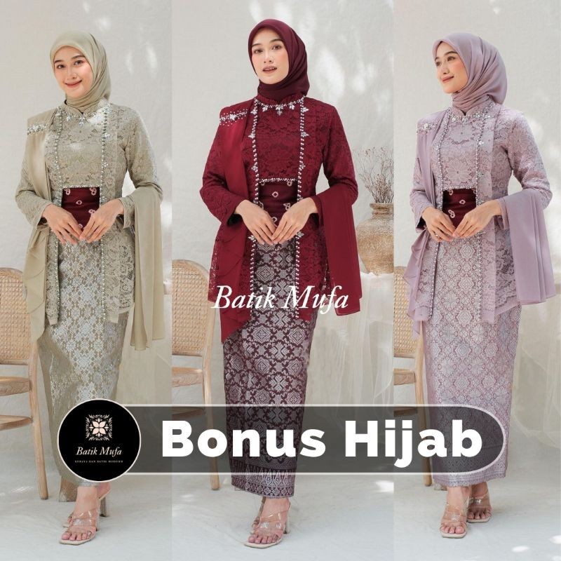 KAIN LEMBUT HALUS ADEM TEBAL / Kebaya Laksmi Kutubaru - Kebaya modern kebaya tradisional kebaya wisu