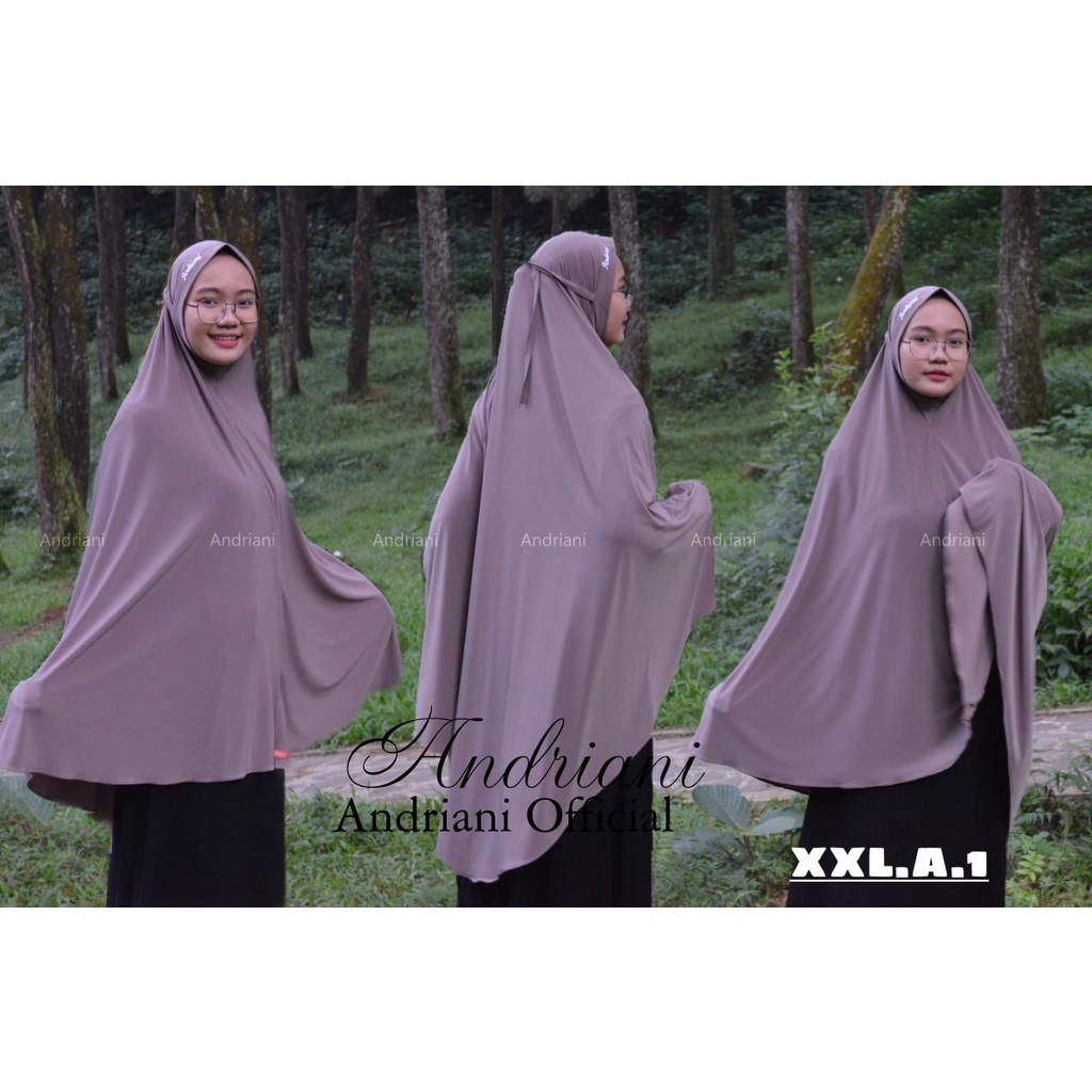 Hijab Maryam Jumbo XXL Andriani Jersey korea/XXL.A.2 terbaru