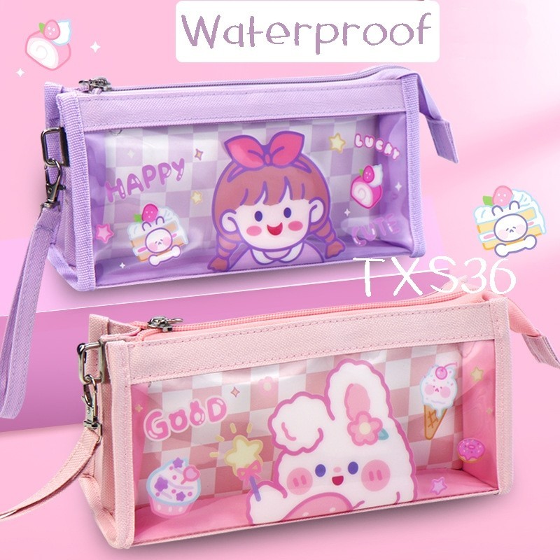 

TXS36 TEMPAT PENSIL SEGITIGA TRANSPARAN KOTAK PENSIL TEMPAT PEN KOTAK PEN TEMPAT PENSIL WARNA MKT