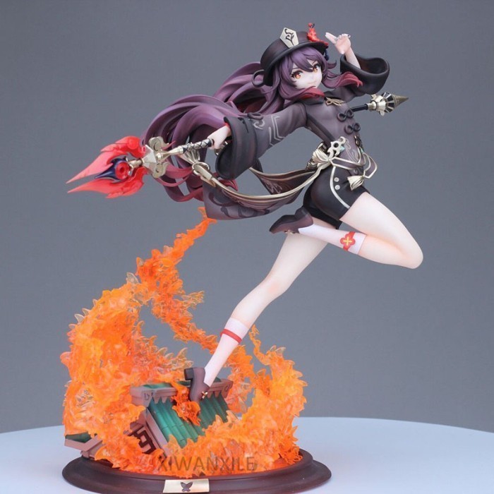 (Baca Deskripsi) Figure Genshin Impact - Hu Tao Staff of Homa Battle Ver.