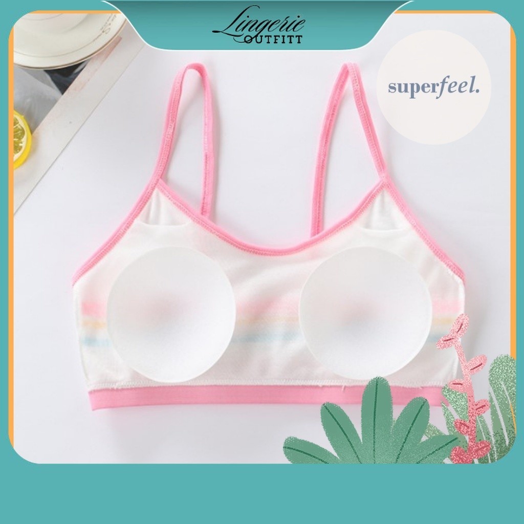 Terlaris Bra Tanpa Kawat BH Busa Tipis Pakaian Dalam Wanita Bra Sport Wanita MINI SET ANAK PEREMPUAN