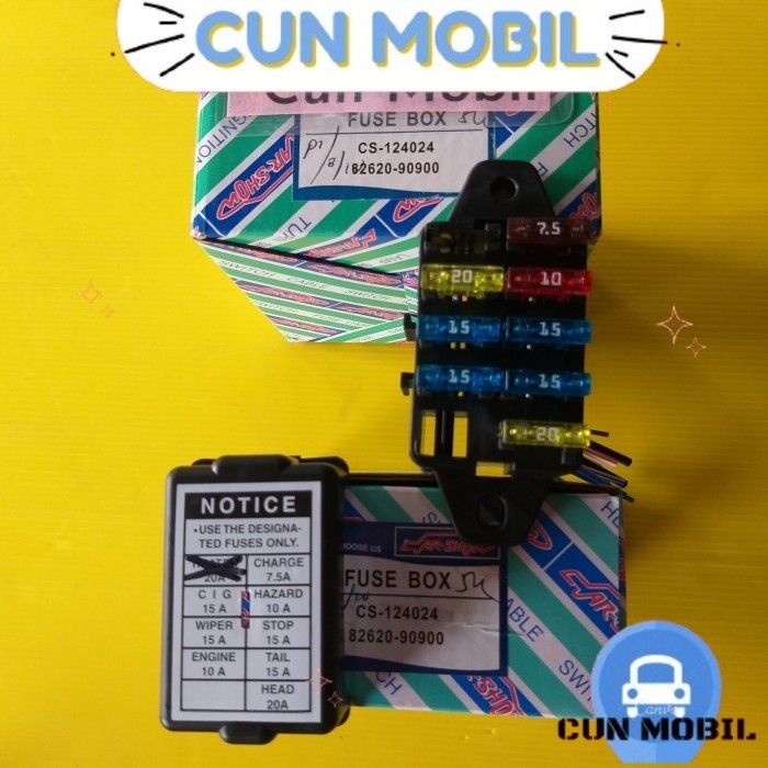 Box sekring Kijang super Grand CS124024 CAR SHOW sudah dapat sekring CUN MOBIL