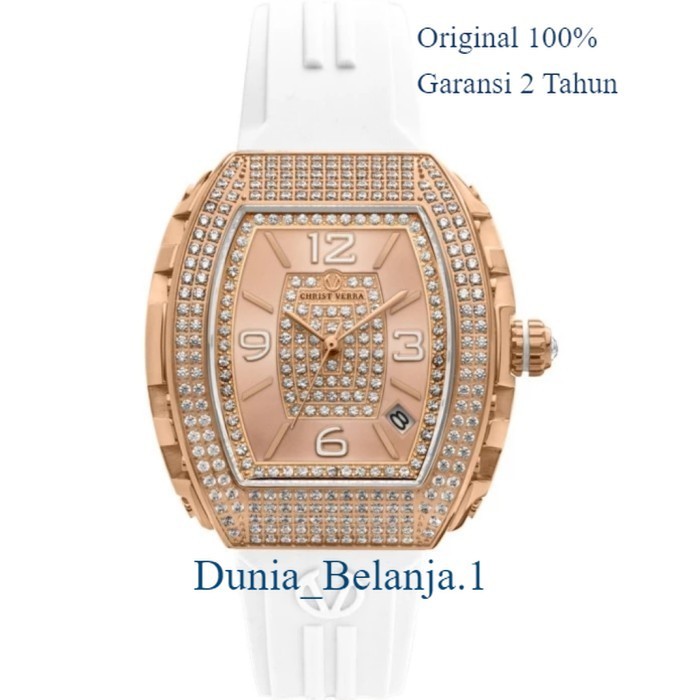 Original 100% Jam Tangan Wanita Christ Verra CV 53602L-35 RG  Garansi Resmi 2 Tahun