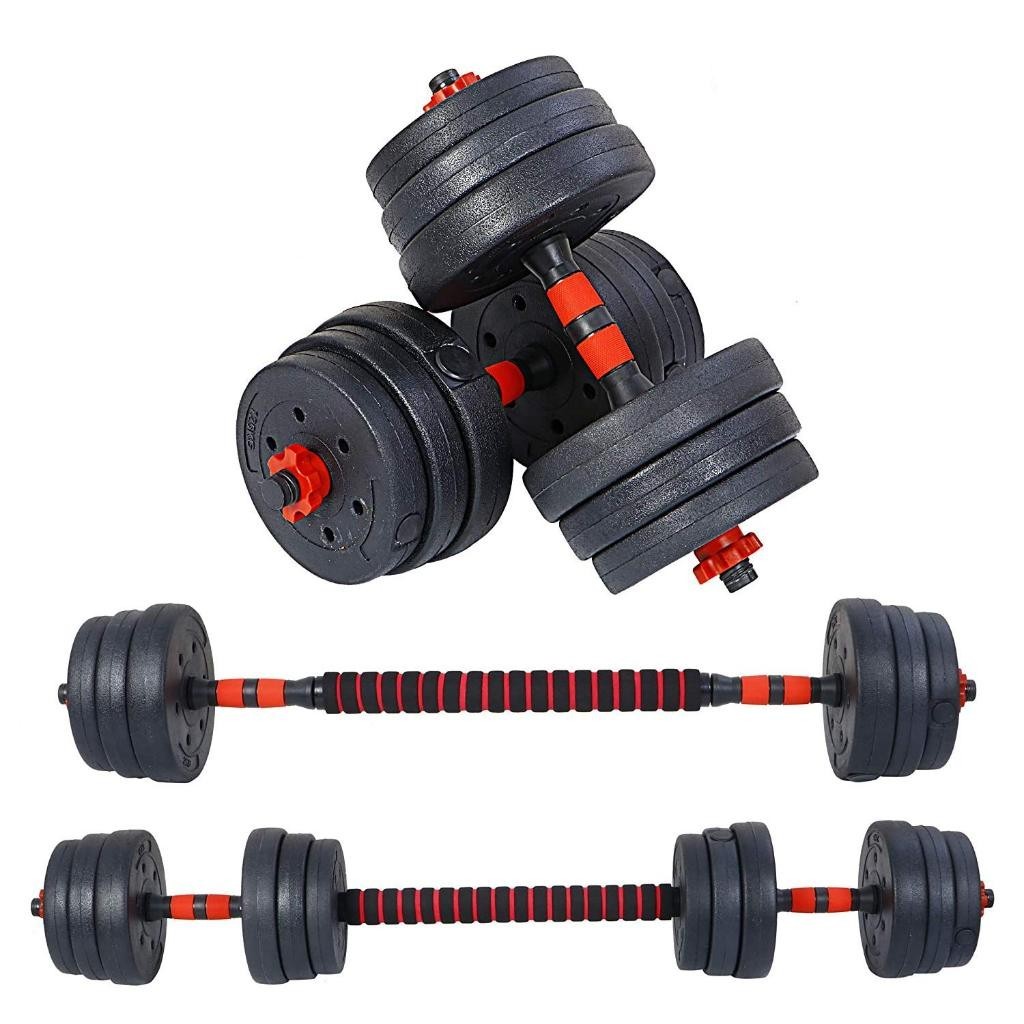 Dumbell set 20 kg / Barbel set 20kg Angkat Beban