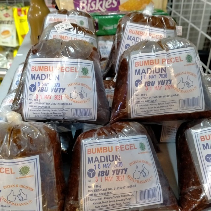 

New Produk-[sukron_86] bumbu pecel madiun bu yuty kacang instant enak - 200GR