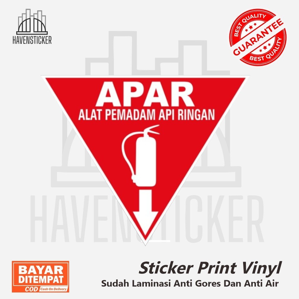 

Stiker Sign K3 Segitiga APAR Petunjuk Tabung Pemadam Api