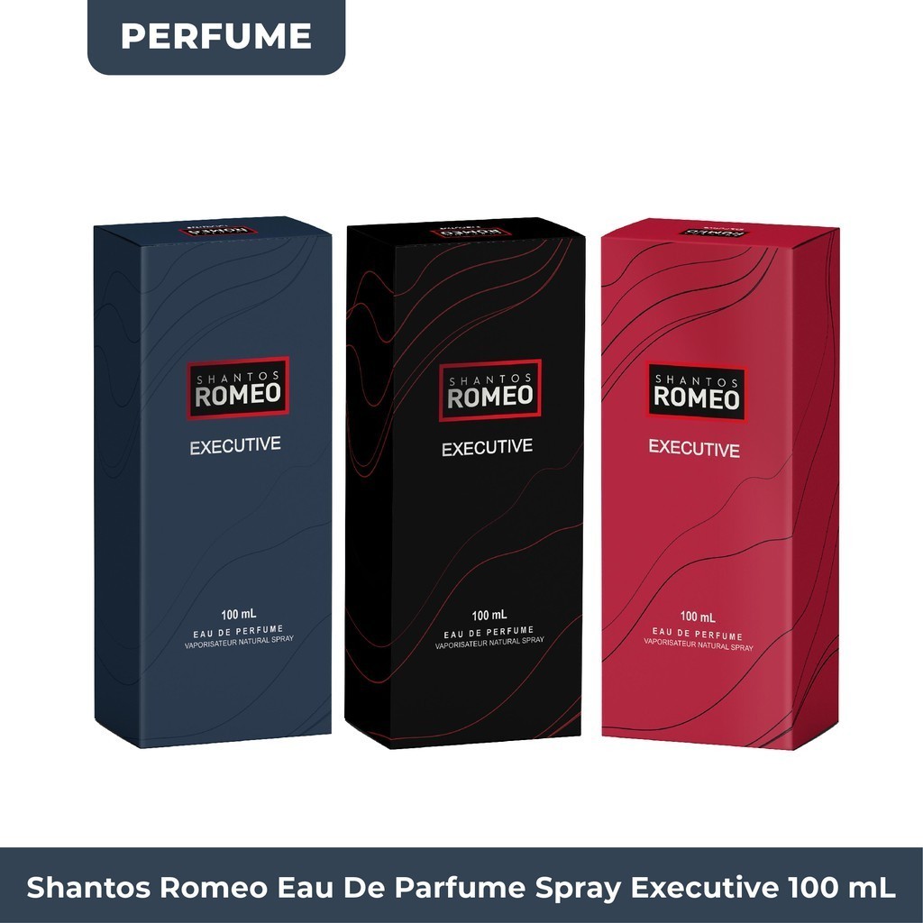 PRODUK TERBARU # Shantos Romeo Fragrance Eau De Parfume EXECUTIVE 100ml Parfum EDP Parfum Pria