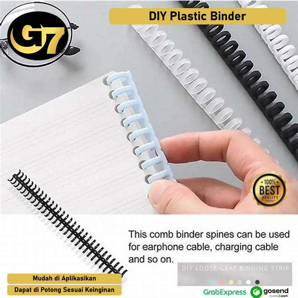 

Ring Binder Plastik Warna Pastel DIY Plastic Penjepit Kertas File Note Jepit Organizer Kertas Jepitan Binding Strip 30 Lubang Warna Warni Loose Leaf Papper Universal Buka Tutup
