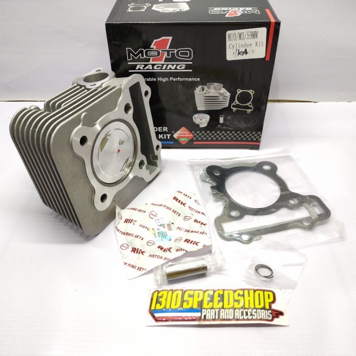 TERMURAH BLOK SEHER MOTO 1 BORE UP 59MM YAMAHA MIO M3 MIO 125 FINO 125 SOUL GT