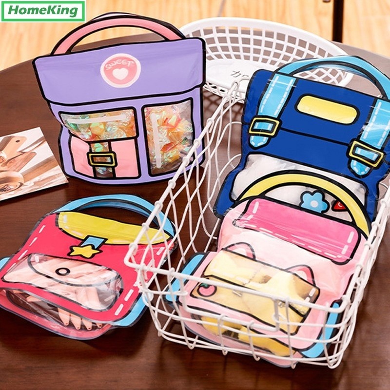 

Tas Ziplock Snack Dopamin/Tas Snack Souvenir Lucu Anak Ala Ins