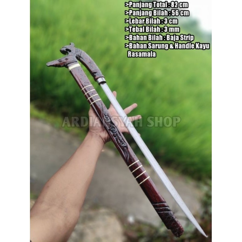 Koleksi Golok Sembelih Panjang 80 cm, Handle Macan Siap Pakai