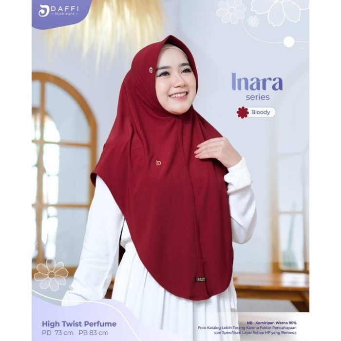 Bergo Pad Antem Anti Tembem Jersey HAPPY HIJAB