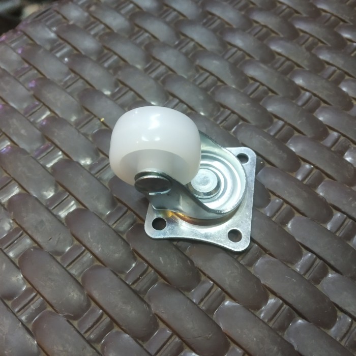 Roda Nilon 1 inch kecil Hidup/putar - 1" Mati