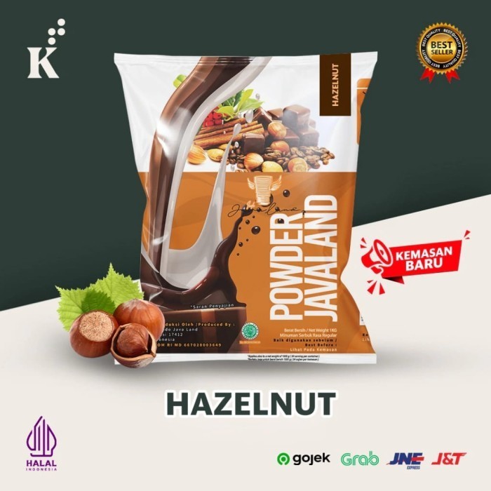 

[Terbaru] Bubuk Minuman Hazelnut bubble drink Powder drink 1kg Javaland