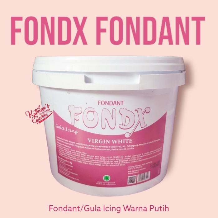 

[New] fondx rolled fondant white - putih